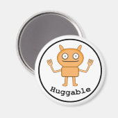 Huggable – 標準、2 1/4インチラウンドマグネット マグネット (正面/裏面)