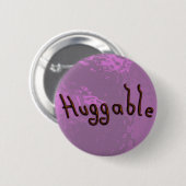 Huggable 缶バッジ (正面&裏面)