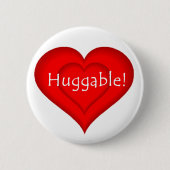 Huggable! 缶バッジ (正面)