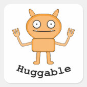 Huggable - Squareスタンプ スクエアシール (正面)