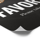 HuggiesとChuggies赤ちゃんシャワーの好意 ポスター (角)