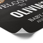 HuggiesとChuggies赤ちゃんシャワーへようこそ ポスター (角)