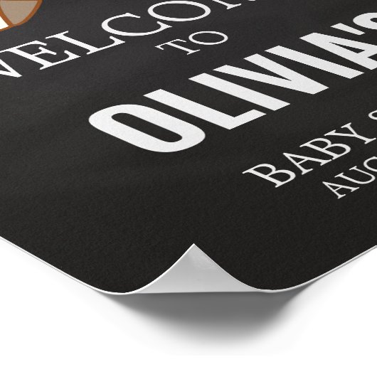 HuggiesとChuggies赤ちゃんシャワーへようこそ ポスター (角)