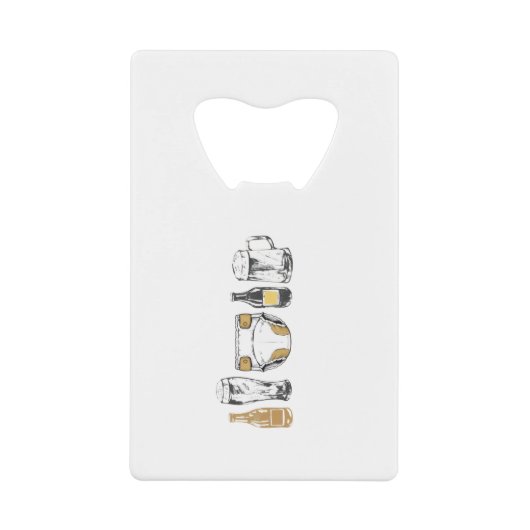 Huggies and Chuggies クレジットカード栓抜き (正面)