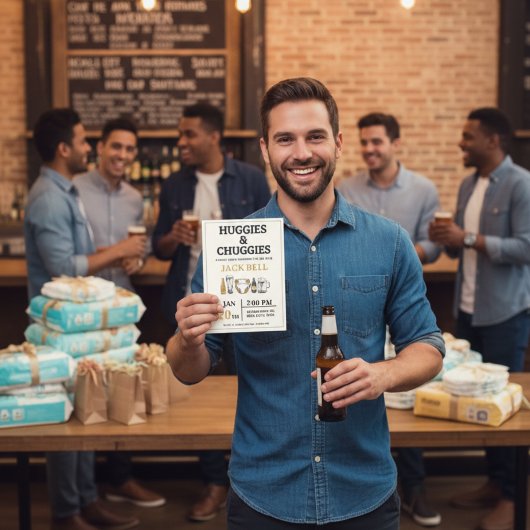 Huggies and Chuggies Invitation 招待状