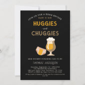 Huggies Chuggies Dad Diaper Party Baby Shower 招待状 (正面)