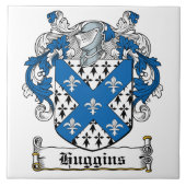 Hugginsの家紋 タイル (正面)