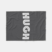 Hugh フリースブランケット (正面(横))