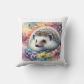 Hughs Hedgehog 180724AREF158 - Watercolor クッション (裏面)
