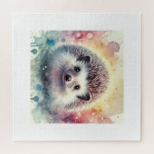 Hughs Hedgehog 280624AREF115 - Watercolor ジグソーパズル (横)