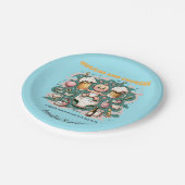 HugiesとChuggiesの応援からFatherhood ペーパープレート (アングル)