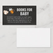 HugiesとChuggies Baby Shower Books forベビー エンクロージャーカード (正面/裏面)