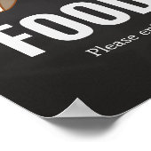 HugiesとChuggies Baby Shower Food ポスター (角)