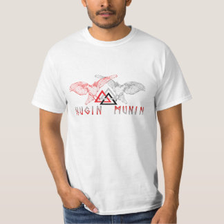 Hugin及びMuninのワイシャツ Tシャツ