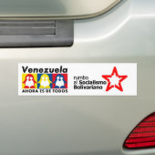 Hugo Chavezベネズエラ バンパーステッカー (車上)