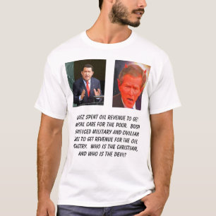 Hugo Chavez、SATAN Tシャツ