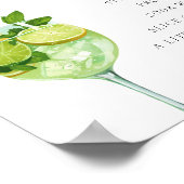 Hugo Spritzサイン署名ドリンクカップルシャワー ポスター (角)