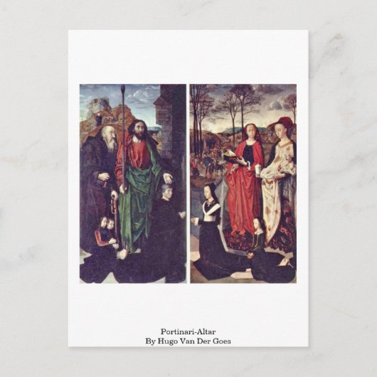 Hugo Van Derの行くPortinari – 祭壇 ポストカード (正面)