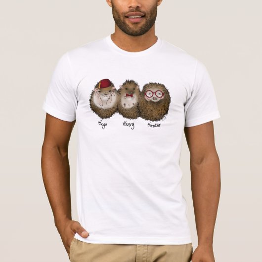 HugoHenry&HoratioTheHedgehogs Tシャツ (正面)
