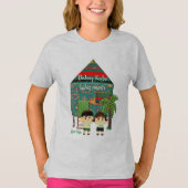 Hugot line "Laro tayo", Bahay Kubo, Philippines Tシャツ (正面)