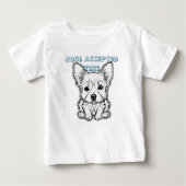 Hugs accepted here ベビーTシャツ (正面)