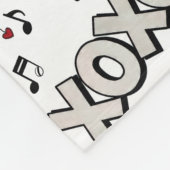 Hugs and Kisses Fleece Blanket フリースブランケット (角)