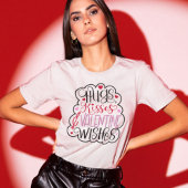 Hugs, kisses and Valentine Wishes, Hearts, Love 2  Tシャツ