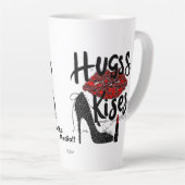 Hugs & Kisses Latte Mug カフェラテマグ (右アングル)