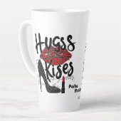 Hugs & Kisses Latte Mug カフェラテマグ (左アングル)