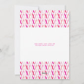 Hugs & Kisses (XOXO) Modern Photo Valentine's Day シーズンカード (裏面)