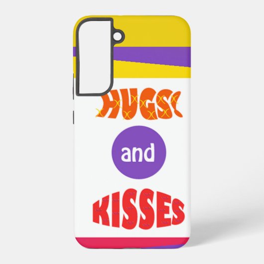 Hugs N Kisses Samsung Case Galaxyケース (裏面)