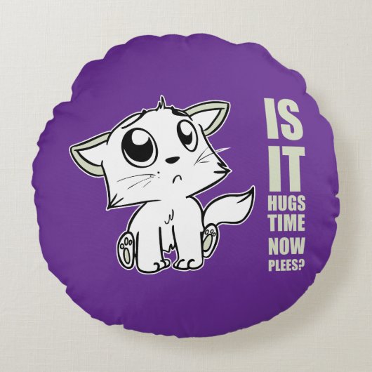 Hugs time ラウンドクッション (正面)