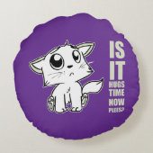 Hugs time ラウンドクッション (裏面)