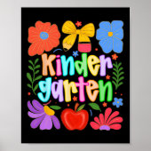 Hugvyn Back To School Kindergarten Preppy Teacher  ポスター (正面)