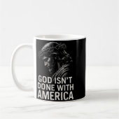 Hugvyn God Isn’t Done With America Christian Faith コーヒーマグカップ (左)