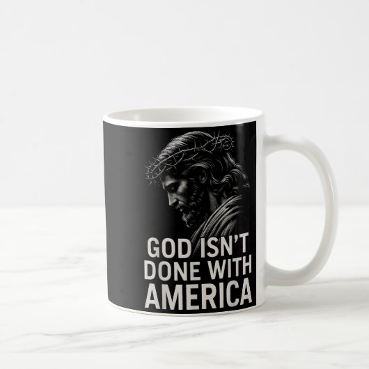 Hugvyn God Isn’t Done With America Christian Faith コーヒーマグカップ (右)