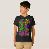 Hugvyn Howdy Mardi Gras Western Boot Cowgirl Louis Tシャツ (正面フル)