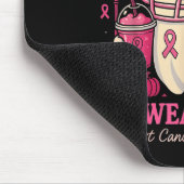 Hugvyn In October We Wear Nk Ghost Halloween Breas マウスパッド (コーナー)