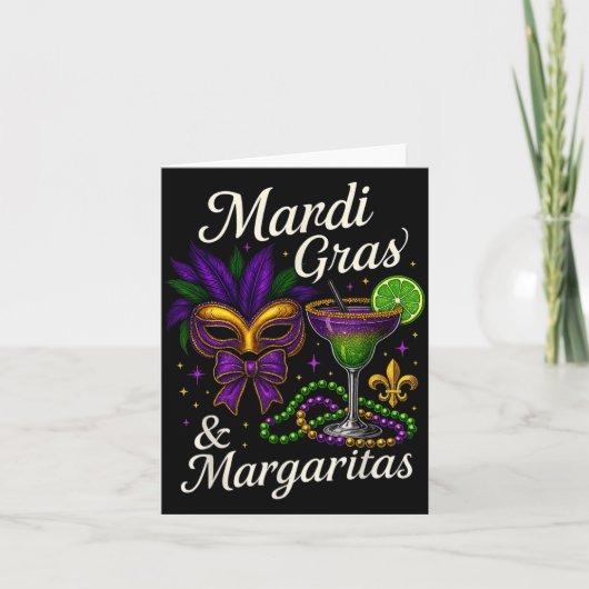 Hugvyn Mardi Gras And Margaritas Louisiana New Orl カード (正面)