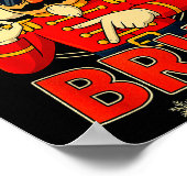 Hugvyn Six Seven Bruh Nutcracker Christmas 67 Meme ポスター (角)