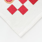 Hugvyn Six Seven Valentine 6 7 Meme Checkered Coqu フリースブランケット (角)