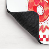 Hugvyn Six Seven Valentine 6 7 Meme Checkered Coqu マウスパッド (コーナー)