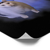 Huh Cat間抜けミームおもしろいOdd Bootleg Specific Da ポスター (角)