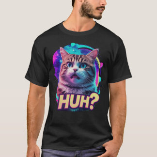 HUH? Cat Meme Tシャツ
