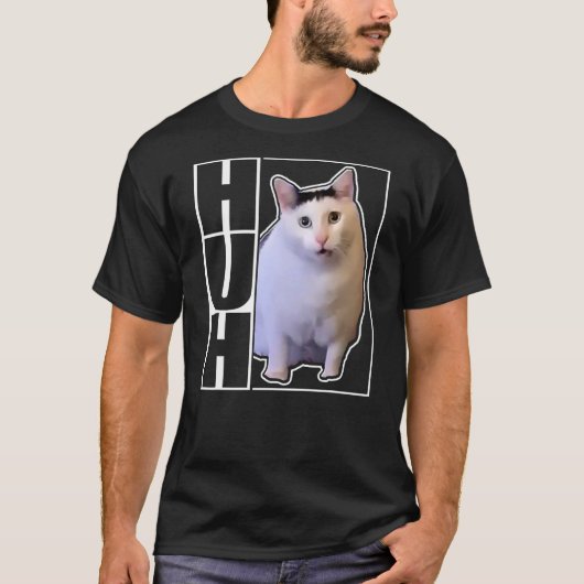 Huh Cat Shirt - Huh Cat Tシャツ (正面)