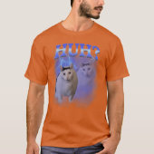 Huh Silly Cat Meme Funny Oddly Bootleg Specific Da Tシャツ (正面)