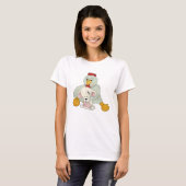 Huhn und Maus Tシャツ (正面フル)