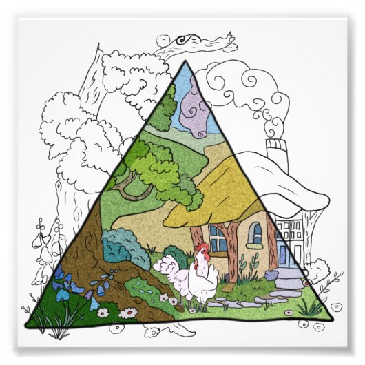 Hühnerhaus フォトプリント (正面)