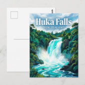 Huka Falls New Zealand ポストカード (正面/裏面)