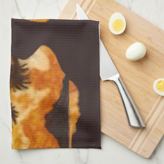 Hula Dancer  キッチンタオル (四つ折り)